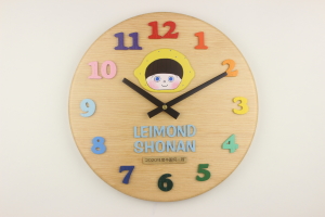 卒園記念品：園様のキャラクターと園名・記念日をお入れした掛け時計