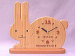 結婚祝い：「ウサギの置き時計」の詳細ページへ