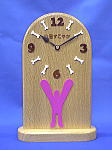 「山田すこやか はり灸院 整骨院」様への開院祝い：ロゴマーク入り置き時計の詳細ページへ