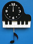 結婚祝い：「ピアノと音符の振り子時計」の詳細ページへ
