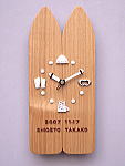 結婚祝い：「スキー板とスキー用品の時計」の詳細ページへ