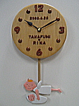 結婚祝い：「赤ちゃんを運ぶ天使の振り子時計」の詳細ページへ