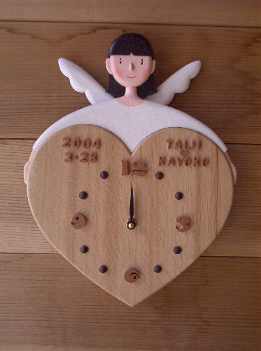 結婚祝：天使の時計